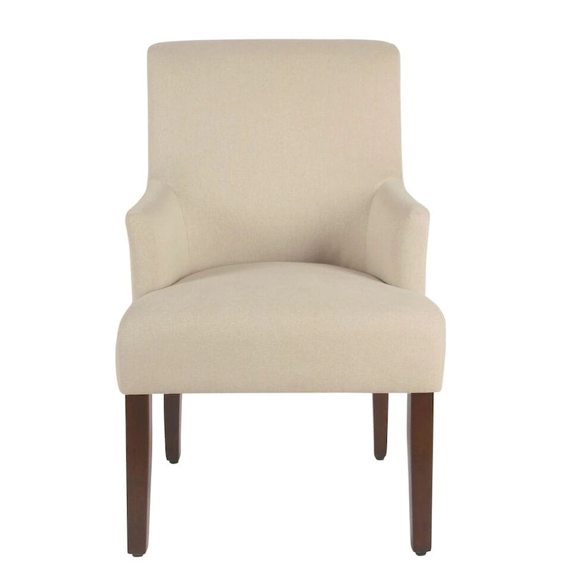 HomePop Meredith Anywhere Chair - Stain Resistant Cream Fabric